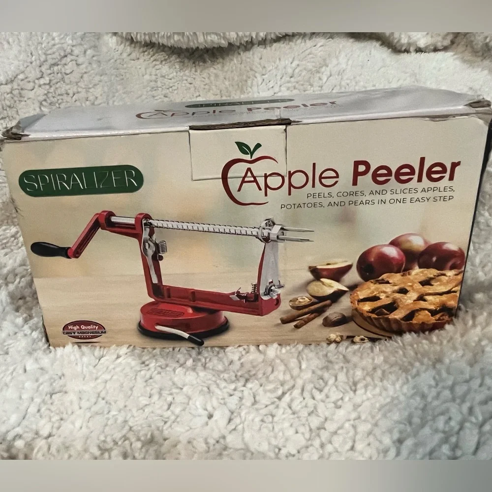 Apple/Potato Peeler Corer by Spiralizer, Durable‎ Heavy Duty Die Cast Magnesium